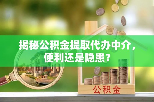 盘山揭秘公积金提取代办中介，便利还是隐患？