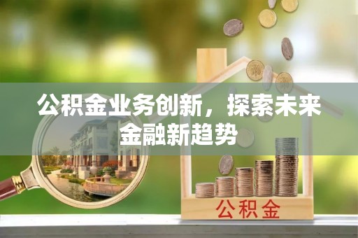 盘山公积金业务创新，探索未来金融新趋势